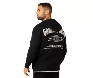 Gorilla Wear Scofield Zipped Hoodie, Black