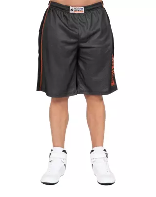 Gorilla Wear Wallace Mesh Shorts, Gray/Orange