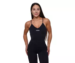 GymBeam FIT Workout Jumpsuit, Black
