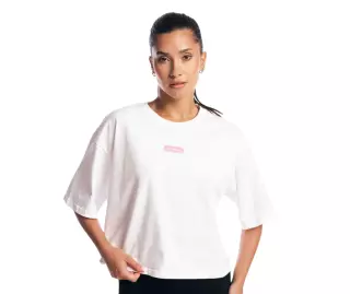 GymBeam Strong Girls Club T-shirt, White