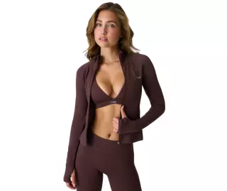 ICIW Luxe Zip Jacket, Espresso