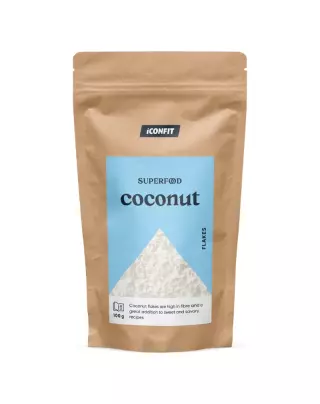 ICONFIT Coconut Flakes, 100 g