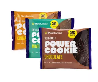 Keksibundle: 3 kpl Planet Amino Power Cookie -proteiinikeksi (3 x 85 g)