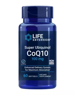 LifeExtension Super Ubiquinol CoQ10, 100 mg, 60 kaps.