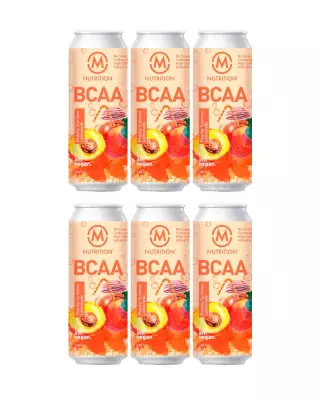 M-Nutrition BCAA-valmisjuoma, Peachy Summer Lemonade 6-pack