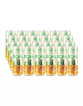 M-Nutrition BCAA-valmisjuoma, Pineapple Lemonade, 24 tlk