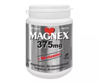 Magnex 375 mg + B6-vitamiini