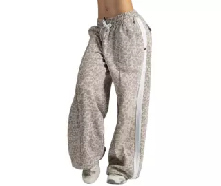 NEBBIA Baggy Leopard Sweatpants PRIMAL 865, Cream Leopard