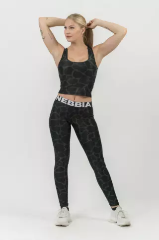 NEBBIA Nature-Inspired Women's High-Waist Leggings 546, Black (Poistotuote)
