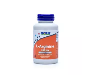 NOW Foods L-Arginine 500 mg, 100 kaps.