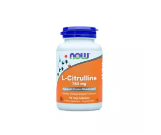 NOW Foods L-Citrulline 750 mg, 90 kaps.