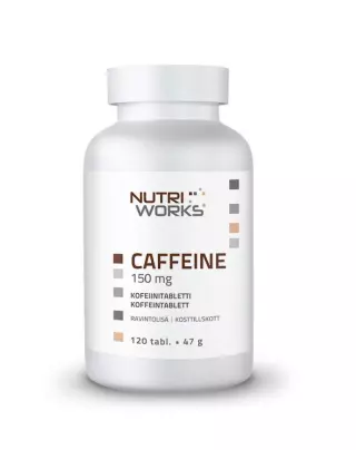 Nutri Works Caffeine, 120 tabl.