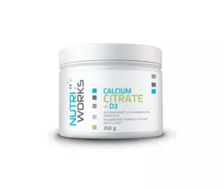 Nutri Works Calcium Citrate + D3, 250 g