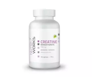 Nutri Works Creatine Monohydrate kapselit, 750 mg, 150 kaps.