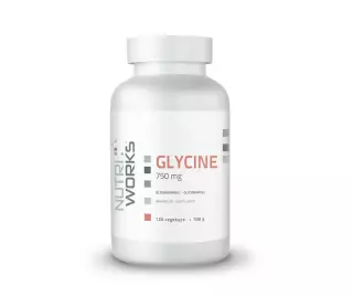 Nutri Works Glycine, 750 mg, 120 kaps.