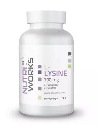 Nutri Works L-Lysine 700 mg, 90 kaps. (24.11.2026)