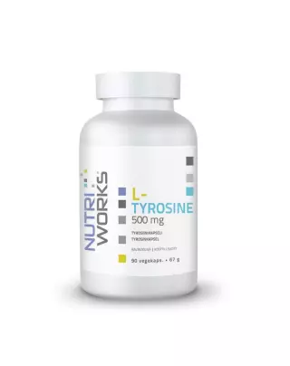 Nutri Works L-Tyrosine 500 mg, 90 kaps.