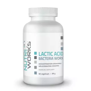 Nutri Works Lactic Acid Bacteria Worx, 90 kaps. (30.11.2026)