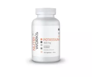 Nutri Works Potassium 300 mg, 120 kaps.