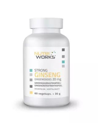 Nutri Works Strong Ginseng, 60 kaps. (27.06.2026)