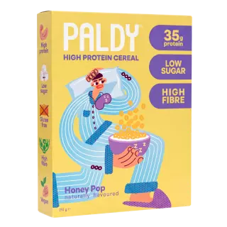 Paldy High Protein Cereal proteiinimurot, 210 g, Honey Pop