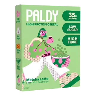 Paldy High Protein Cereal proteiinimurot, 210 g, Matcha Latte
