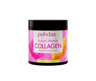 Puhdas+ Beauty Peptide Collagen 80 g, Vadelma & Sitruuna