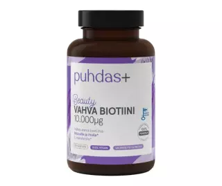Puhdas+ Beauty Vahva Biotiini 10000 mcg