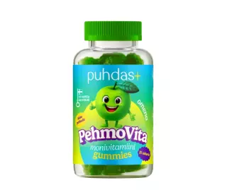Puhdas+ PehmoVita Monivitamiini Gummies, 75 kpl