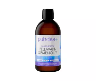 Puhdas+ Pellavansiemenöljy, 250 ml