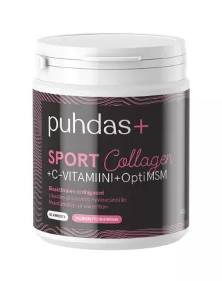 Puhdas+ Sport Kollageeni & Vitamin-C & OptiMSM, 260 g