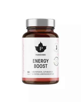 Puhdistamo Energy Boost, 60 kaps. (11/26)
