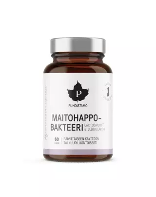 Puhdistamo Maitohappobakteeri - Lactospore & Boulardii
