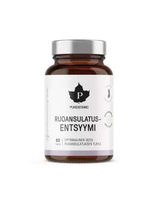 Puhdistamo Ruoansulatusentsyymi, 60 kaps.