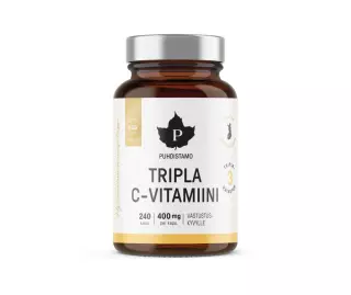 Puhdistamo Tripla C-Vitamiini, 240 kaps. (Kampanjakoko)