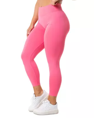 Relode Aura Seamless Scrunch Tights, Blush Pink