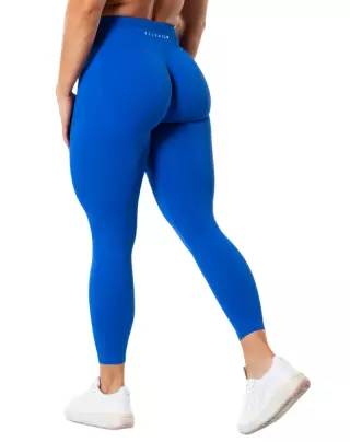 Relode Aura Seamless Scrunch Tights, Cobalt Blue