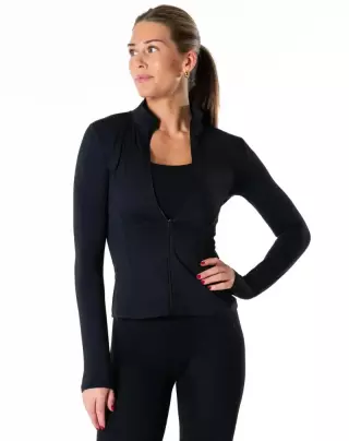 Relode Clean Zip Longsleeve, Black