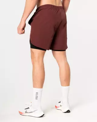 Relode Unity Shorts, Burgundy