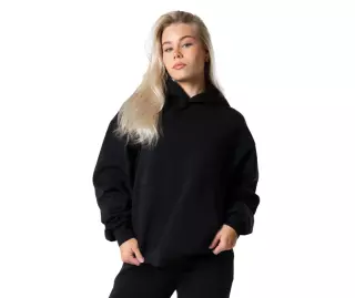 Relode Clean Oversized Hoodie, Black