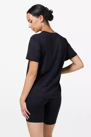 Famme Relaxed Gym T-shirt (Poistotuote), Black