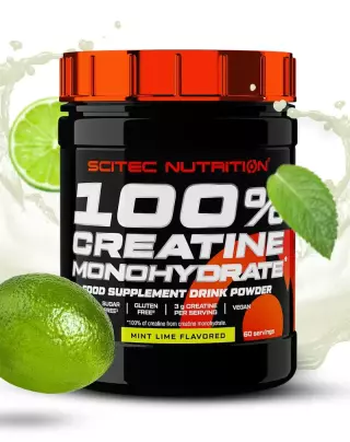 SCITEC 100 % Creatine Monohydrate, Flavoured, 300 g