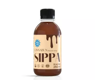 SIPPA Cinnabun makusiirappi, 250 ml