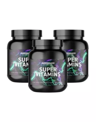 Big Buy: 3 kpl Supermass Nutrition SUPER VITAMINS (540 kaps.)