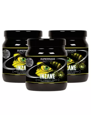Big Buy: 3 kpl Supermass Nutrition INZANE (864 g)